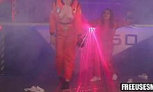 feeling the intense thrill of interrogating nosy teen 18+s in mib agent freeuse threesome