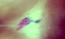 Big ass brunette with monster cock orgasm