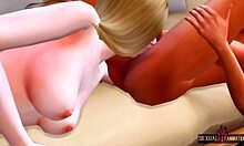 encouraged my straight friend to have lesbian sex with lick fingering masturbation in 3d cartoon animations