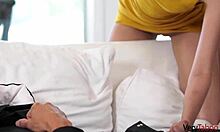 Stepdaddy Comforts Angel Del Rey with Taboo Teen Action