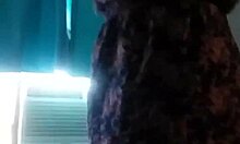 brunette teen slowly undresses in front of the camera