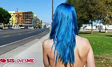 Wow! Join the Hot Stepsister Pant Challenge with Jewelz Blu! Get Inside Her Now!