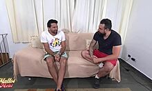 Baixinha Takes Massive Cum Bath