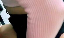 mi novia chupa la verga y se la dejo caer en los pechos