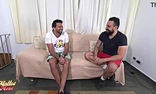 Baixinha Takes Massive Cum Bath