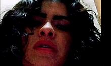 mi novia chupa la verga y se la dejo caer en los pechos