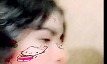 mi novia chupa la verga y se la dejo caer en los pechos