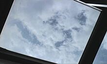 Brunette Amandine Bends in Photoshoot Fuck