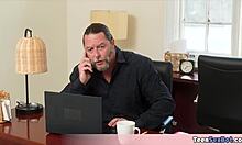 skinny stepdaughters practicing blowjobs, so i gave them my cock