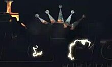 the ebony babe with big tits sucks cock until cum in mouth