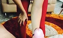 Big-Ass Babe Catches Me Masturbating, Sexy Pajamas Lead to Doggystyle Fuck