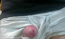 Алехандро Мистраль в мокром белом белье, дразнит своим монстром в гей-видео