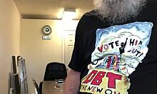 Mature woman masturbates to orgasm and cumshot