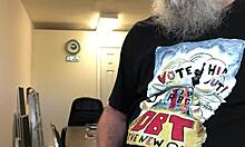 Mature woman masturbates to orgasm and cumshot