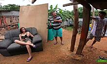 Behind the scenes of Luara Amaral recording in the community with Binho Ted and Bettohfitness