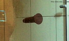 Gay 18y boy fingers himself with dildo