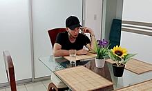 I called my ex to remember old times, and she sucked my cock eagerly.