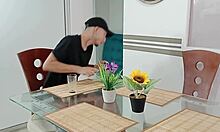 I called my ex to remember old times, and she sucked my cock eagerly.