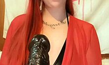 white girl with big boobs jerks off huge black cock in taboo scene