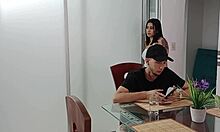 I called my ex to remember old times, and she sucked my cock eagerly.