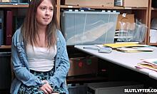 Shoplifter Mira Monroe Craves Hot Fuck Sesh for Sorority Respect at Work