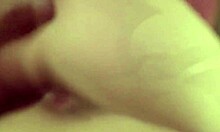 mature woman tries new activity at home