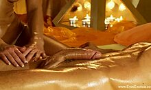 exotic blonde milf gets big cock during turkish massage