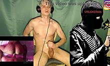 russian mafiozi unleashes huge cumshot