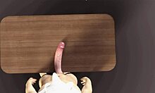 Huge White Dick on the Table, BWC Power!