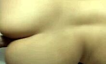 Double penetrating Natalia with dildo and cock