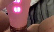 i'm masterbating with my backup toy, feeling so good as a bbw milf under maledom control.