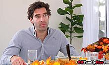 i'm the horny big tits teen scarlett alexis and my horny stepsister tiana blowjobbing this big cock guy so good