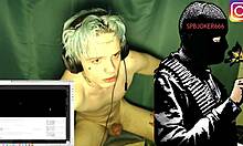 russian mafiozi unleashes huge cumshot