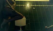 Blonde Body Full Of Cream In The Toilet!