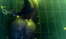 Blonde Body Full Of Cream In The Toilet!