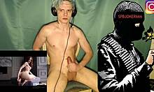 russian mafiozi unleashes huge cumshot