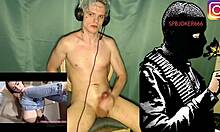 russian mafiozi unleashes huge cumshot