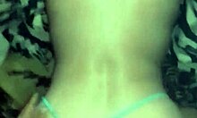 my boyfriend gives it to me doggystyle in thong and panties