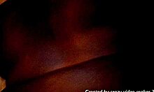 does amateur black screw make her swallow?