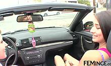 stunning brunette licks pussy passionately at the party