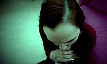 horny stepsister sucks stepbro and swallows jizz