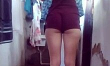 i recorded my maid hanging clothes all slutty like