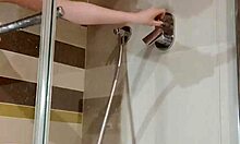Teen Uses Dildo In Shower For Self-Pleasure