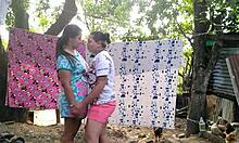 Wow, I gave an amazing rimjob and pussy licking to my wife's best friend – she'll never forget it!