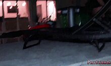 Feeling the thrill of hardcore sex with friends in a hidden hide and seek game.