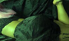 She Talks On The Phone With Her Husband While Enjoying A Big Cock