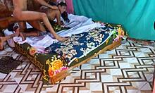 Black and white bisexual threesome deepthroats and cumshots in a rough interracial group fuck with Hanif, Popy Khatun, Mst Sumona, and Manik Mia.