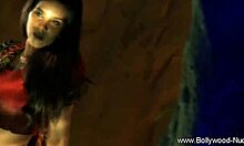 The Indian beauty reveals herself as a mystery lady during a massage