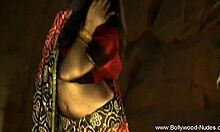 The Indian beauty reveals herself as a mystery lady during a massage