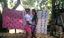 Wow, I gave an amazing rimjob and pussy licking to my wife's best friend – she'll never forget it!